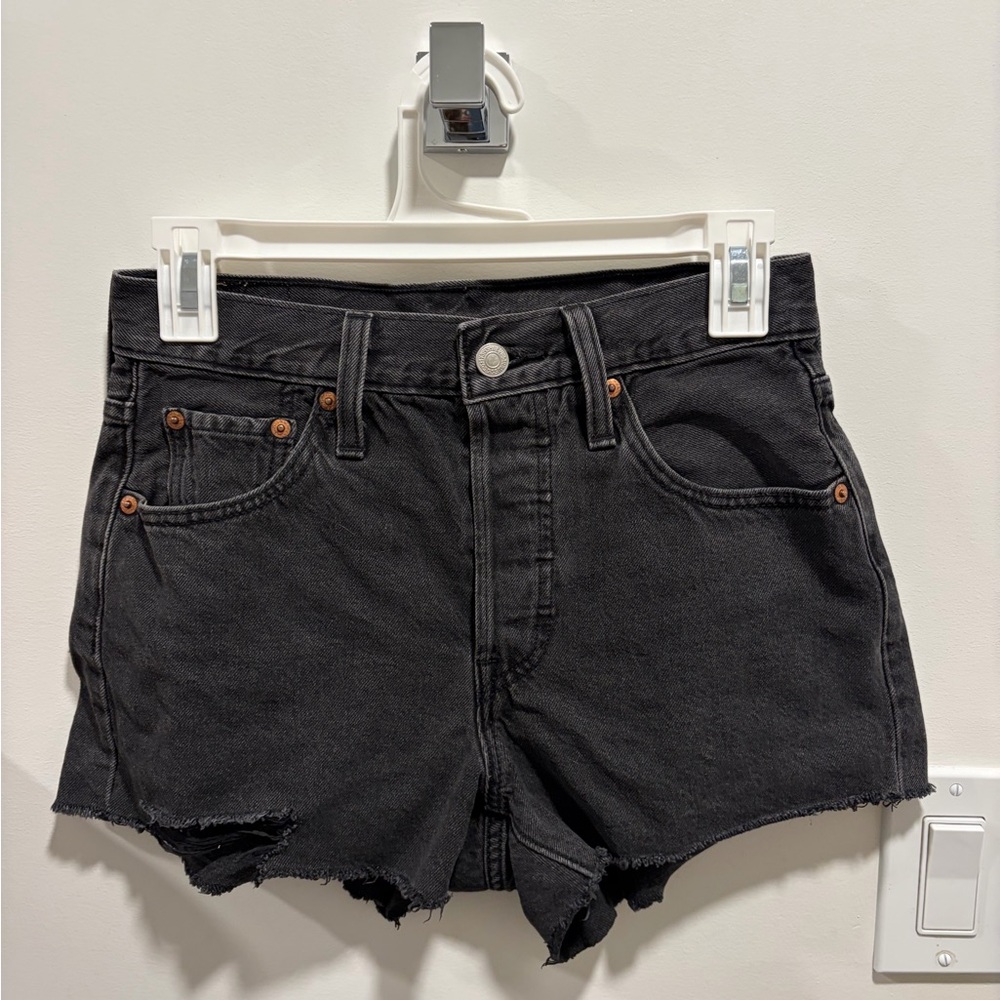 Levi's Black 501 Shorts